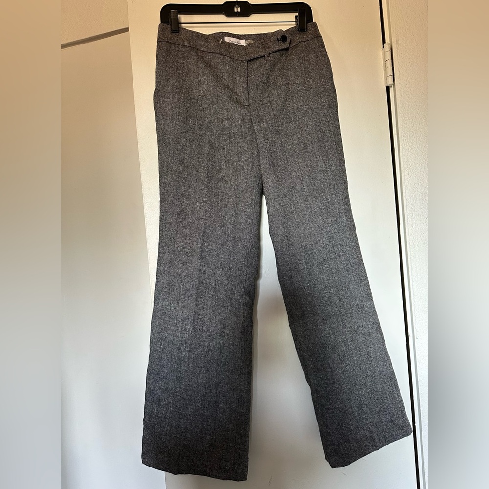 Calvin Klein Gray Women's Trousers